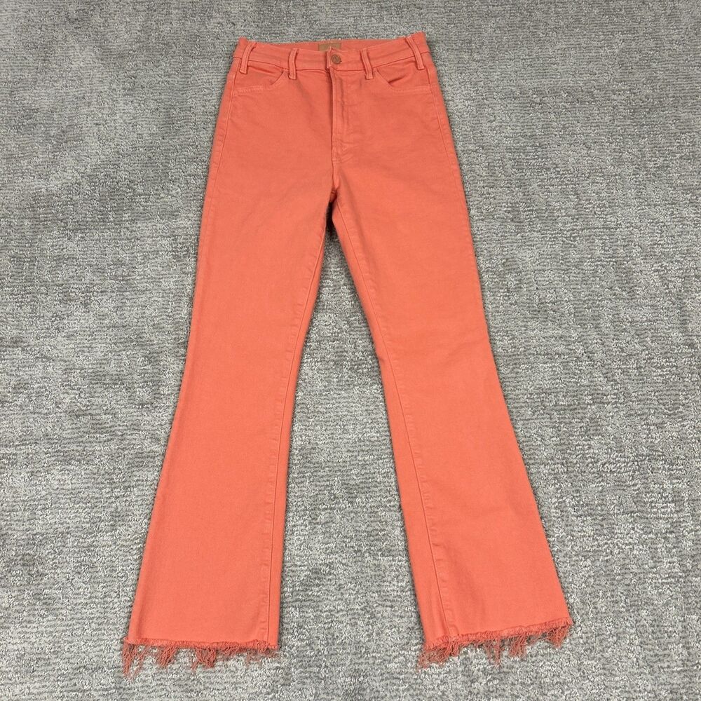 MOTHER Women's Ankle & Cropped Jeans in Coral